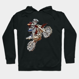 Motocross motorcycle biker gift Hoodie